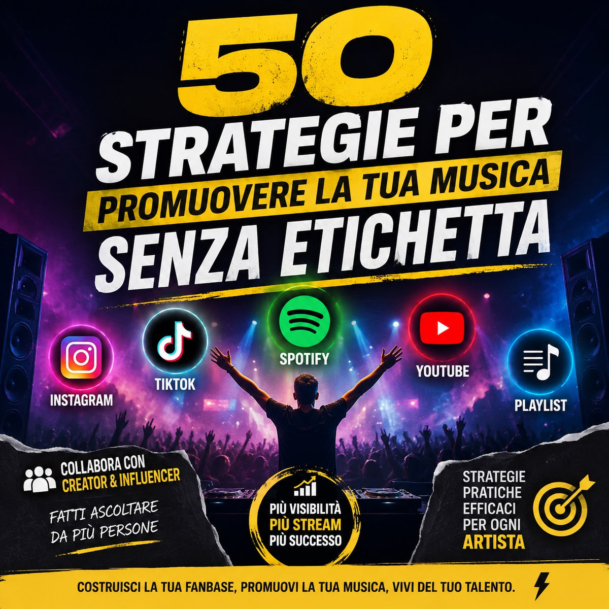 50 STRATEGIE PER PROMUOVERE LA TUA MUSICA